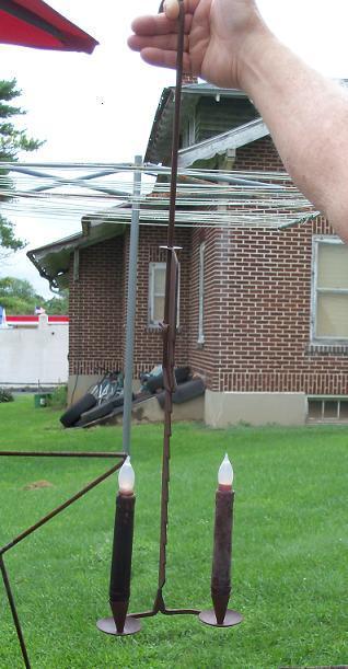 W/I Ratcheting candle Holder